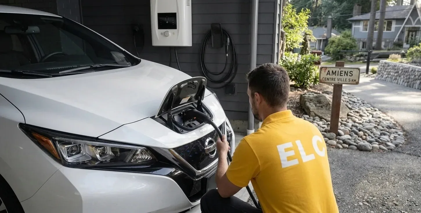 Borne de recharge IRVE à Noisy-le-Grand
